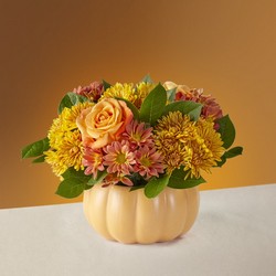 The FTD Pumpkin Spice Forever Bouquet from Kinsch Village Florist, flower shop in Palatine, IL